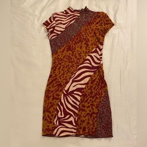 Animal Print Bodycon Dress